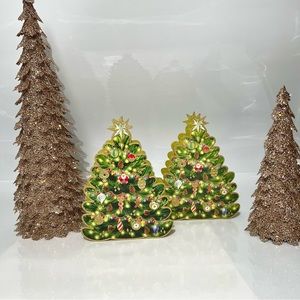 Molly & Rex Glittery Christmas Tree Gift Box NEW